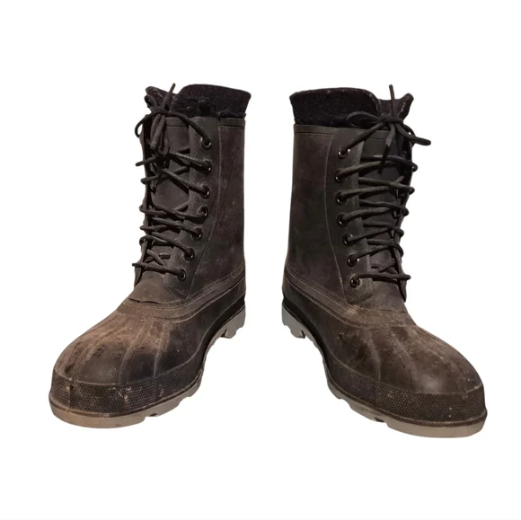 Vintage Bata Black Rubber Military Cold Weather Boots Men\'s 10, Made In U.S.A. il_fullxfull.5797690499_rxq4.jpg main image 2